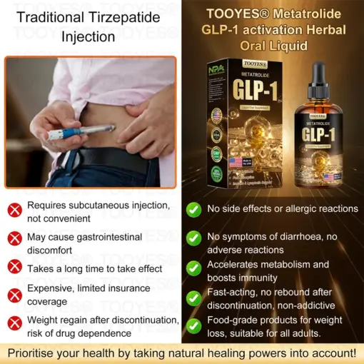 TOOYES®Metatrolide & Moringa GLP-1 activation Diet Drops