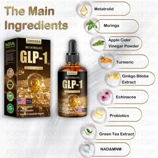 TOOYES®Metatrolide & Moringa GLP-1 activation Diet Drops