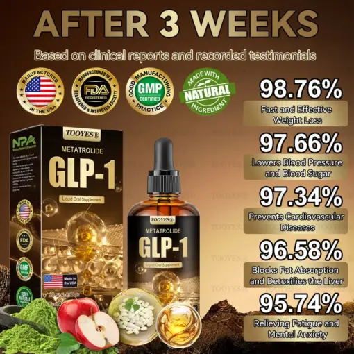 TOOYES®Tirzepatid & Moringa GLP-1 activation Diet Drops