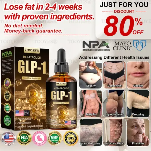 TOOYES®Tirzepatid & Moringa GLP-1 activation Diet Drops