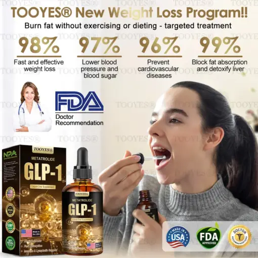 TOOYES®Tirzepatid & Moringa GLP-1 activation Diet Drops