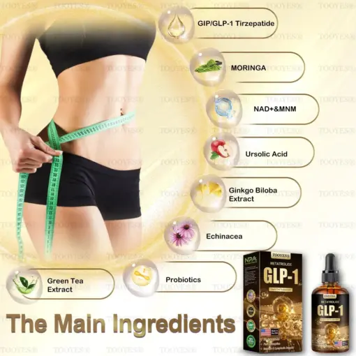 TOOYES®Tirzepatid & Moringa GLP-1 activation Diet Drops